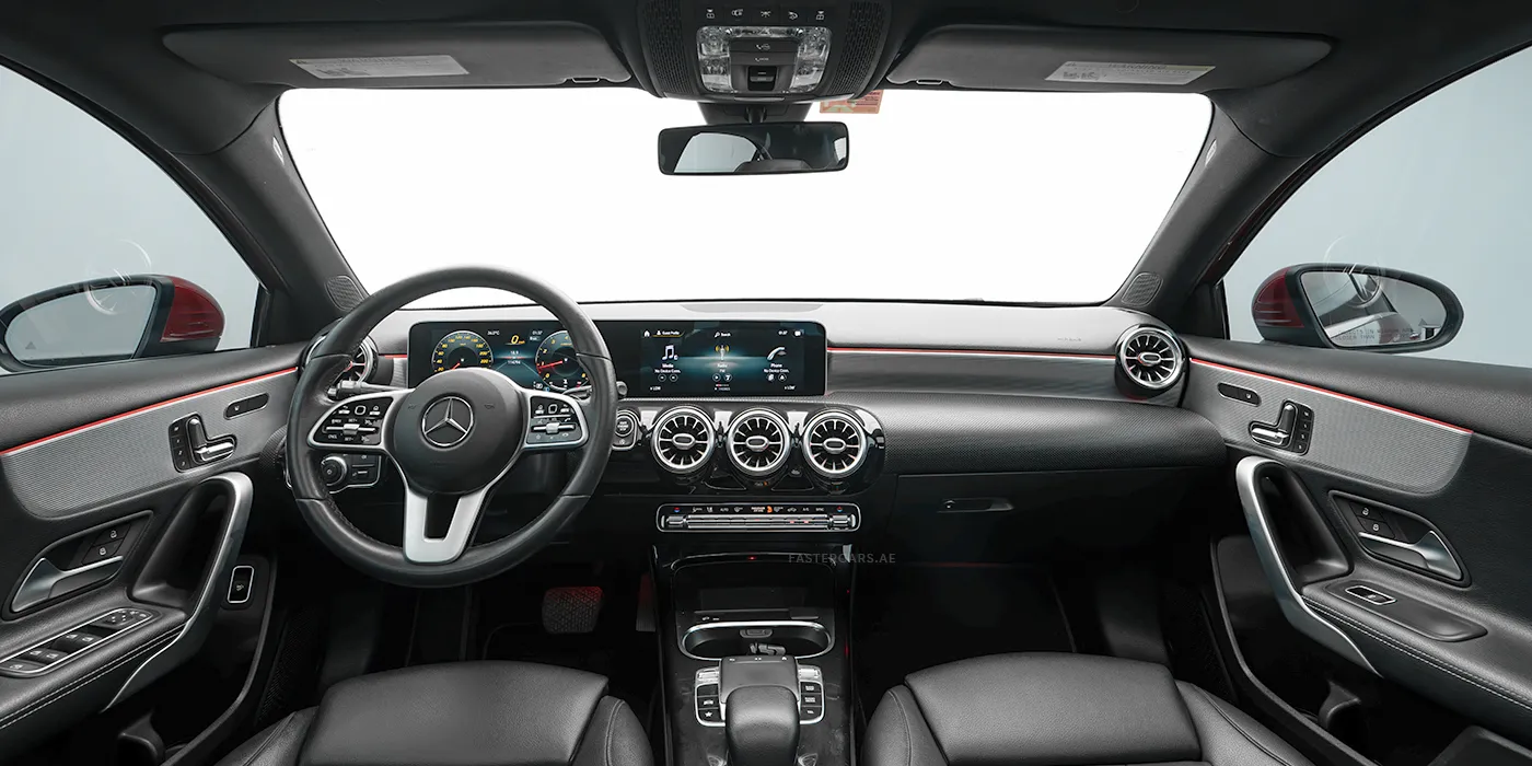 Mercedes A220 Red Interior